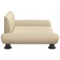 Preview: Hundebett Creme 70x45x28 cm Stoff