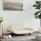 Preview: Hundebett Creme 70x45x28 cm Kunstleder
