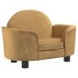 Preview: Hundebett Braun 66x40x45 cm Samt