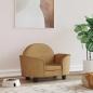 Preview: Hundebett Braun 66x40x45 cm Samt