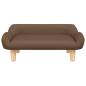 Preview: Hundebett Braun 70x40x24 cm Stoff