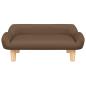 Preview: Hundebett Braun 70x40x24 cm Stoff