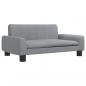 Preview: Hundebett Hellgrau 70x45x30 cm Stoff
