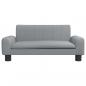Preview: Hundebett Hellgrau 70x45x30 cm Stoff