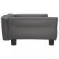 Preview: Hundebett Grau 95x55x30 cm Kunstleder