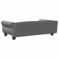Preview: Hundebett Grau 95x55x30 cm Kunstleder
