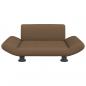 Preview: Hundebett Braun 70x45x28 cm Stoff