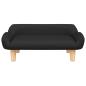 Preview: Hundebett Schwarz 70x40x24 cm Stoff