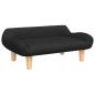 Preview: Hundebett Schwarz 70x40x24 cm Stoff