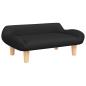 Preview: Hundebett Schwarz 70x40x24 cm Stoff