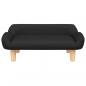 Preview: Hundebett Schwarz 70x40x24 cm Stoff