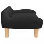 Preview: Hundebett Schwarz 70x40x24 cm Stoff