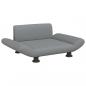Preview: Hundebett Hellgrau 70x45x28 cm Stoff