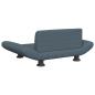 Preview: Hundebett Dunkelgrau 70x45x28 cm Stoff
