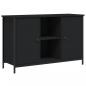 Preview: TV-Schrank Schwarz 100x35x65 cm Holzwerkstoff