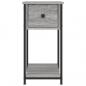 Preview: Nachttisch Grau Sonoma-Eiche 30x60x60 cm Holzwerkstoff
