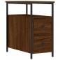 Preview: Nachttisch Braun Eichen-Optik 30x60x60 cm Holzwerkstoff