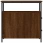 Preview: Nachttisch Braun Eichen-Optik 30x60x60 cm Holzwerkstoff