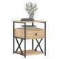 Preview: Nachttisch Sonoma-Eiche 40x42x55 cm Holzwerkstoff