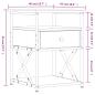 Preview: Nachttisch Sonoma-Eiche 40x42x55 cm Holzwerkstoff