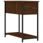 Preview: Nachttisch Braun Eichen-Optik 30x60x60 cm Holzwerkstoff