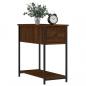 Preview: Nachttisch Braun Eichen-Optik 30x60x60 cm Holzwerkstoff