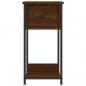 Preview: Nachttisch Braun Eichen-Optik 30x60x60 cm Holzwerkstoff
