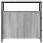 Preview: Nachttisch Grau Sonoma-Eiche 30x60x60 cm Holzwerkstoff