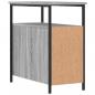 Preview: Nachttisch Grau Sonoma-Eiche 30x60x60 cm Holzwerkstoff