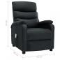 Preview: Massagesessel Dunkelgrau Stoff