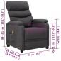 Preview: Massagesessel Dunkelgrau Stoff