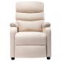 Preview: Massagesessel Creme Stoff