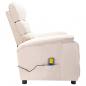 Preview: Massagesessel Creme Stoff