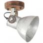 Preview: Wand-/Deckenlampen Industriestil 2 Stk. Silbern 20x25 cm E27