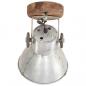 Preview: Wand-/Deckenlampen Industriestil 2 Stk. Silbern 20x25 cm E27