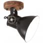 Preview: Wand-/Deckenlampen Industriestil 2 Stk. Schwarz 20x25 cm E27