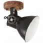 Preview: Wand-/Deckenlampen Industriestil 2 Stk. Schwarz 20x25 cm E27