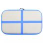 Preview: Aufblasbare Gymnastikmatte mit Pumpe 60x100x10 cm PVC Blau