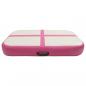 Preview: Aufblasbare Gymnastikmatte mit Pumpe 60x100x20 cm PVC Rosa