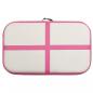 Preview: Aufblasbare Gymnastikmatte mit Pumpe 60x100x20 cm PVC Rosa