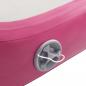 Preview: Aufblasbare Gymnastikmatte mit Pumpe 60x100x20 cm PVC Rosa