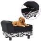 Preview: Hundesofa Schwarz 57x34x36 cm Plüsch