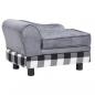 Preview: Hundesofa Grau 57x34x36 cm Plüsch