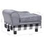 Preview: Hundesofa Grau 57x34x36 cm Plüsch