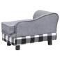 Preview: Hundesofa Grau 57x34x36 cm Plüsch