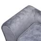 Preview: Hundesofa Grau 57x34x36 cm Plüsch