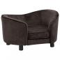 Preview: Hundesofa Braun 69x49x40 cm Plüsch   