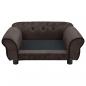 Preview: Hundesofa Braun 72x45x30 cm Plüsch 