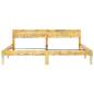 Preview: Massivholzbett Altholz 200x200 cm 