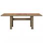 Preview: Garten-Esstisch Braun 200x100x74 cm Poly Rattan 